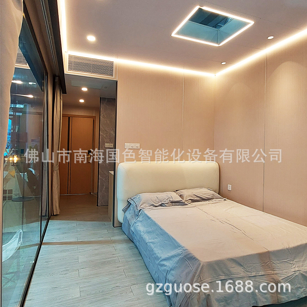 Área escénica creativa movible villa de acero ligero casa de vacaciones habitación simple sol habitación de cielo estrellado casa de huéspedes contenedor