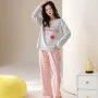 圆领外穿套头女士家居服