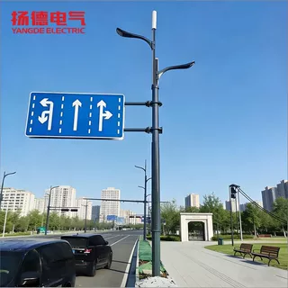 综合共杆多功能组合路灯交通标志牌杆LED路灯监控杆红绿信号灯杆