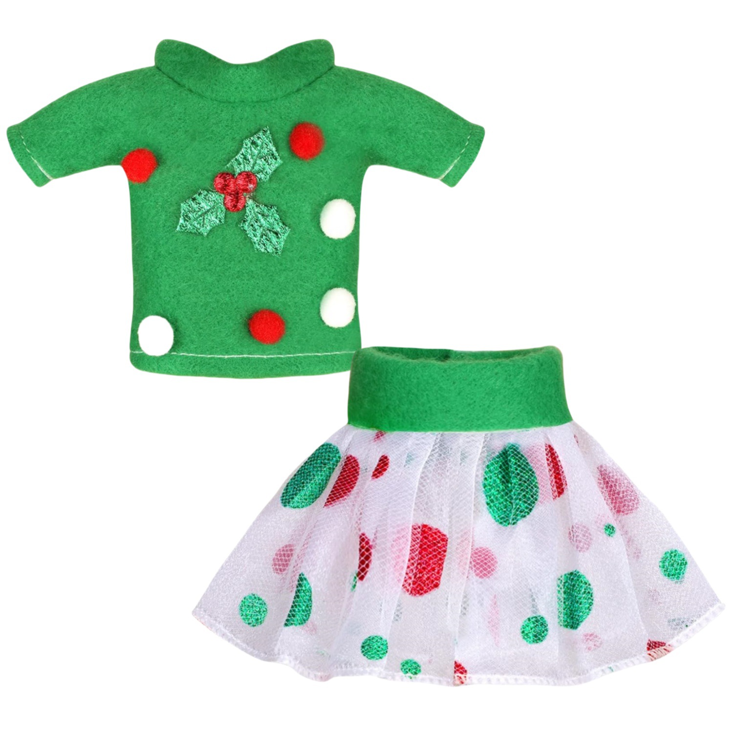 New Christmas Elf Doll Clothes, Winter Barbie Doll Clothes, Direct from the Manufacturer