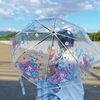 Meloti Xiaoxin Transparent Umbrella Fold Full Automatic Transparent Umbrella Student Break Cartoon Manufacturers with Umbrellas