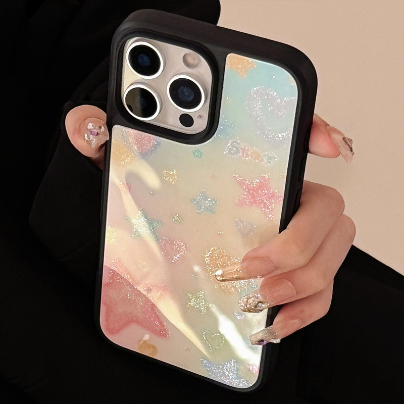流砂はApple 17promax、iphone16、ファンタジーカラースターズ12、アクリル13、ハード14の携帯電話ケースに適しています。|undefined