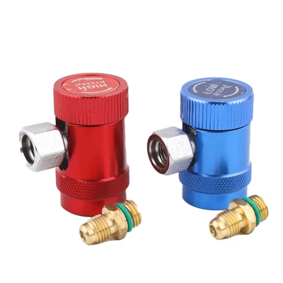 US standard quick R1234yf refrigerant connector: Automotive air conditioning