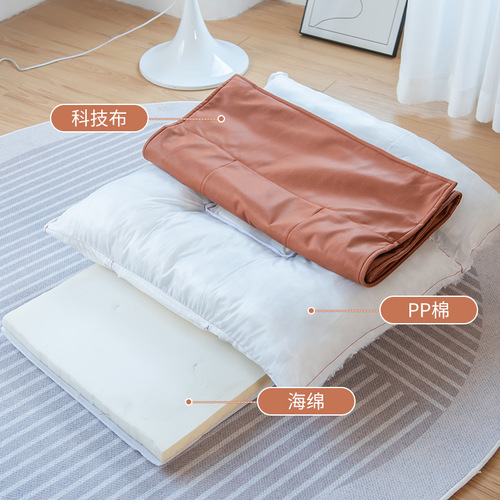 Technology cloth folding lazy sofa Japanese style bay window tatami backrest balcony single simple rental room small sofa