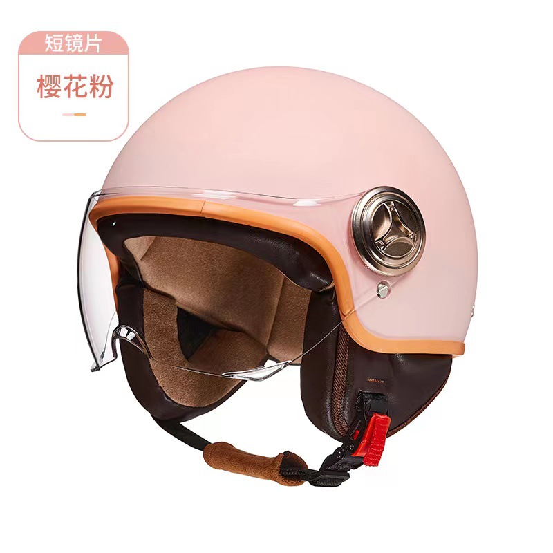 Universal New National Standard 3C Helmet Retro Unisex Motorcycle Helmet (Motosiklet kaskı (dəbilqə)) - adult-model