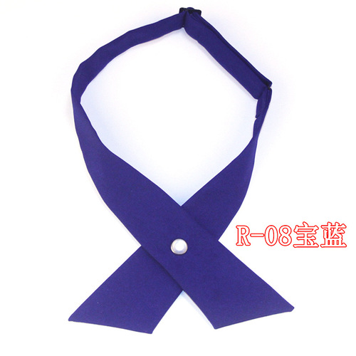 JK cross tie student unit workwear group ladies internet celebrity live broadcast cross knot manufacturer wholesale