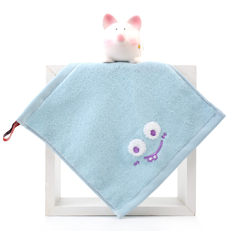 Toalha de rosto para bebé em algodão macio quadrada infantil_voghion.com