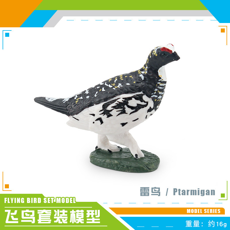 Amazon simulación pájaro modelo animal Thunderbird color Snipe búho Urraca pájaro loro adornos estáticos