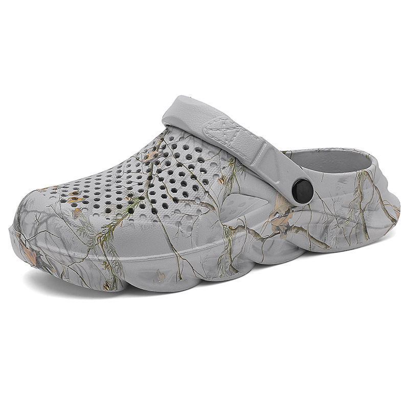 Transfronterizo tamaño 47 agujeros zapatillas de verano zapatillas de jardín al aire libre zapatillas de playa para hombres zapatillas frías