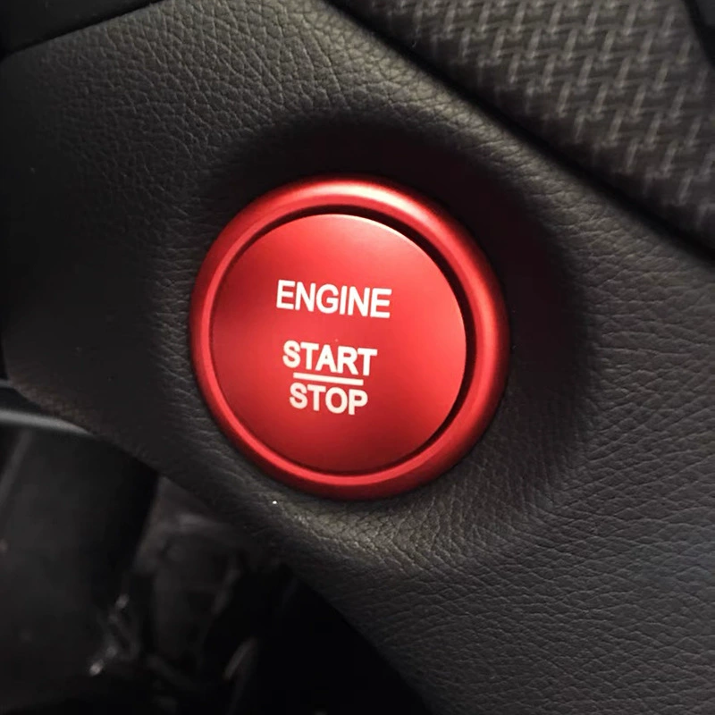 Suitable for Mercedes -Benz A -Class One -button start -up button to post C -Class V -Class GLA GLC CLA point ignition button decoration circle
