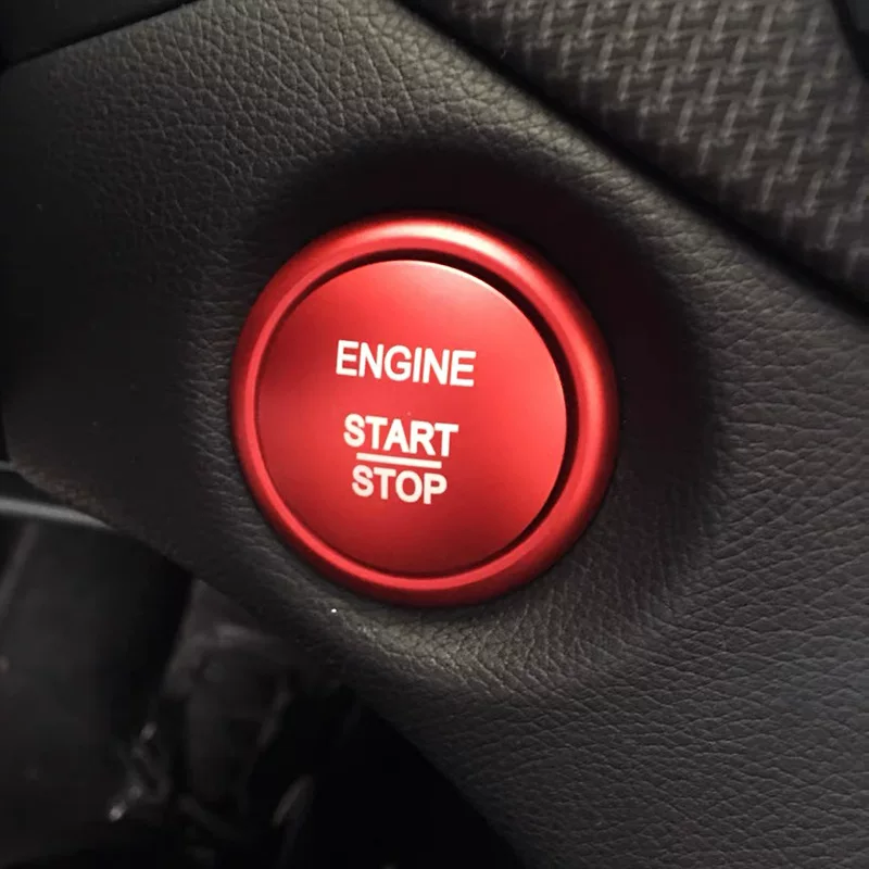 Suitable for Mercedes -Benz A -Class One -button start -up button to post C -Class V -Class GLA GLC CLA point ignition button decoration circle