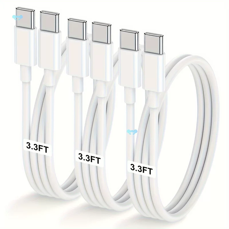 3 шт. кабель USB-C на USB-C 1 м, 60 Вт