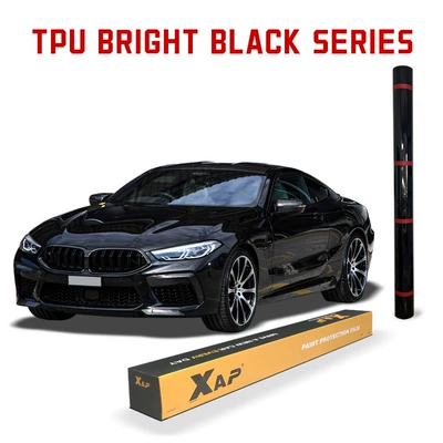 Body Film Anti-Scratch, Car paint protective film - xap-tpu-glossy-black-piano-black-152-15m