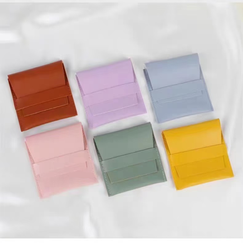 定制翻盖礼品仿皮革PU珠宝首饰品包装袋按扣包项链戒指收纳袋LOGO