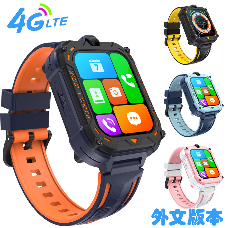 Cross-border special for three-proof 4G children's phone watch payment video call GPS positioning K39H