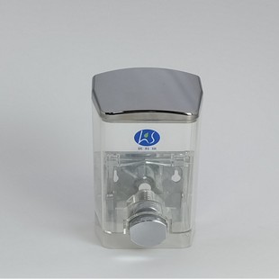 LKS manual soap dispenser toilet soap box non-perforated wall-mounted hotel kitchen soap dispenser