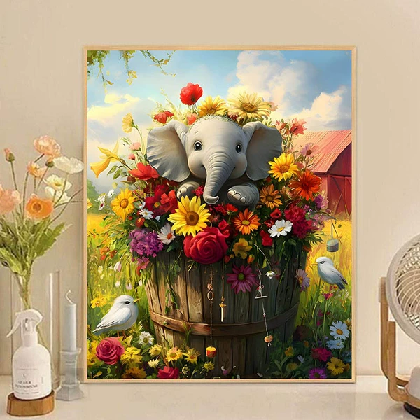 W1052 Baby Elephant Cub 3