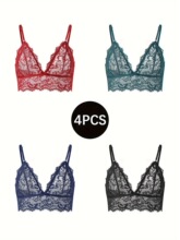 Y 45644 Breathable French Underwear Lace Bra ��ʽ��˿����
