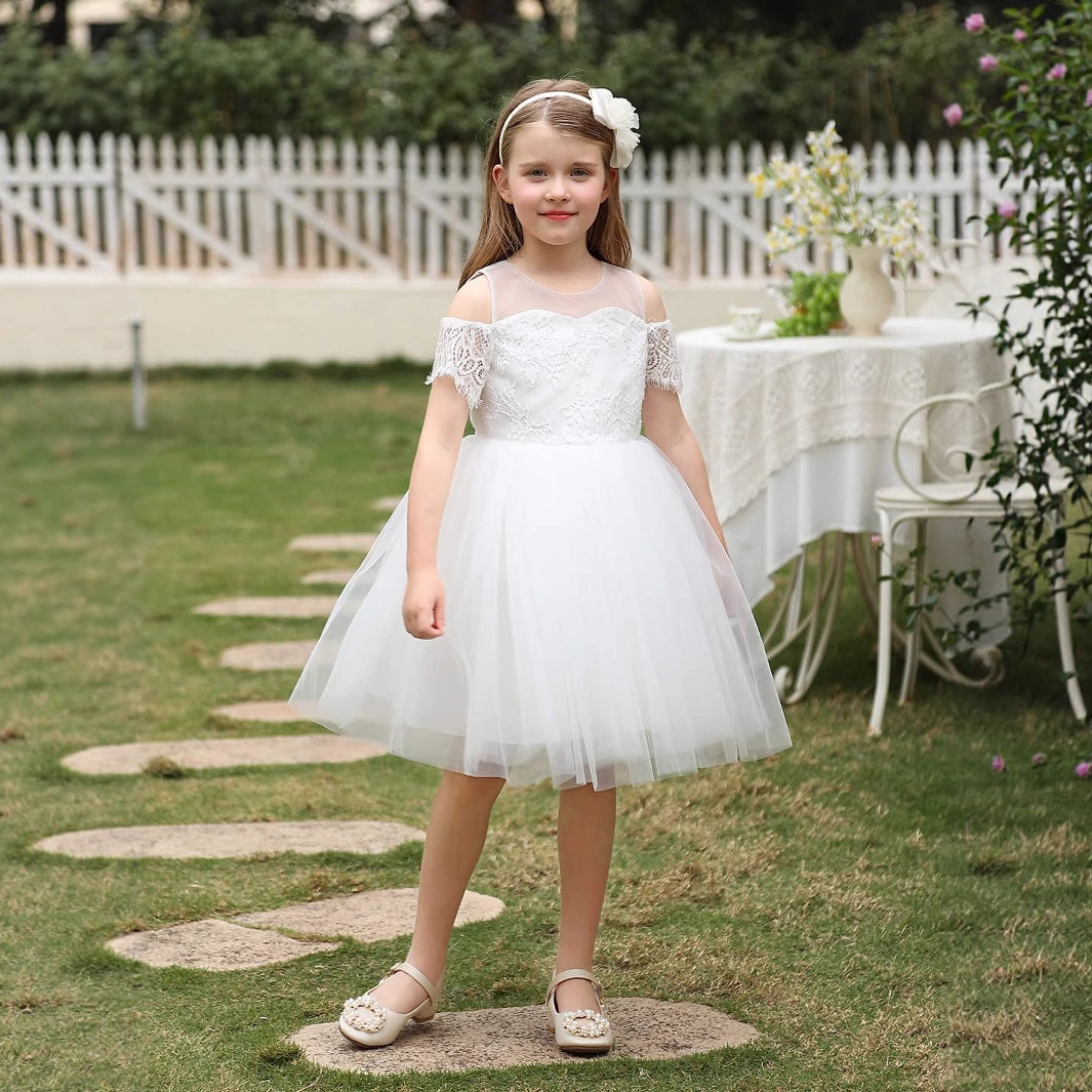 Ropa de verano para niños vestido de mangas cortas niñas falda princesa de verano para niñas vestido de junio