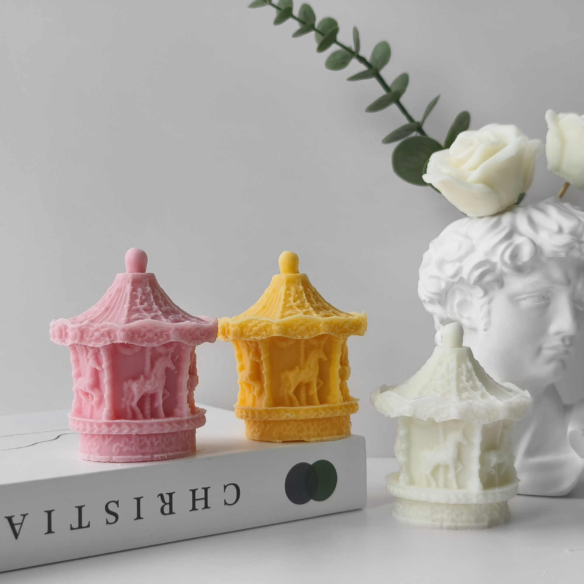 Jiahui-Mei carrossel molde de banano molde di-di - goteo de cinta magnética adornamiento abrasivo