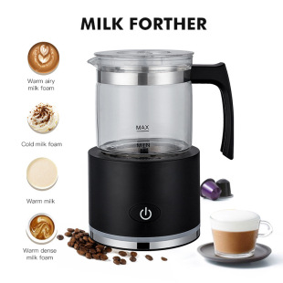Household Small Milk Frother Separated Handheld Electric Milk Frother Hot and Cold Stirrer Milk Warmer Cross-Border Hot Sale