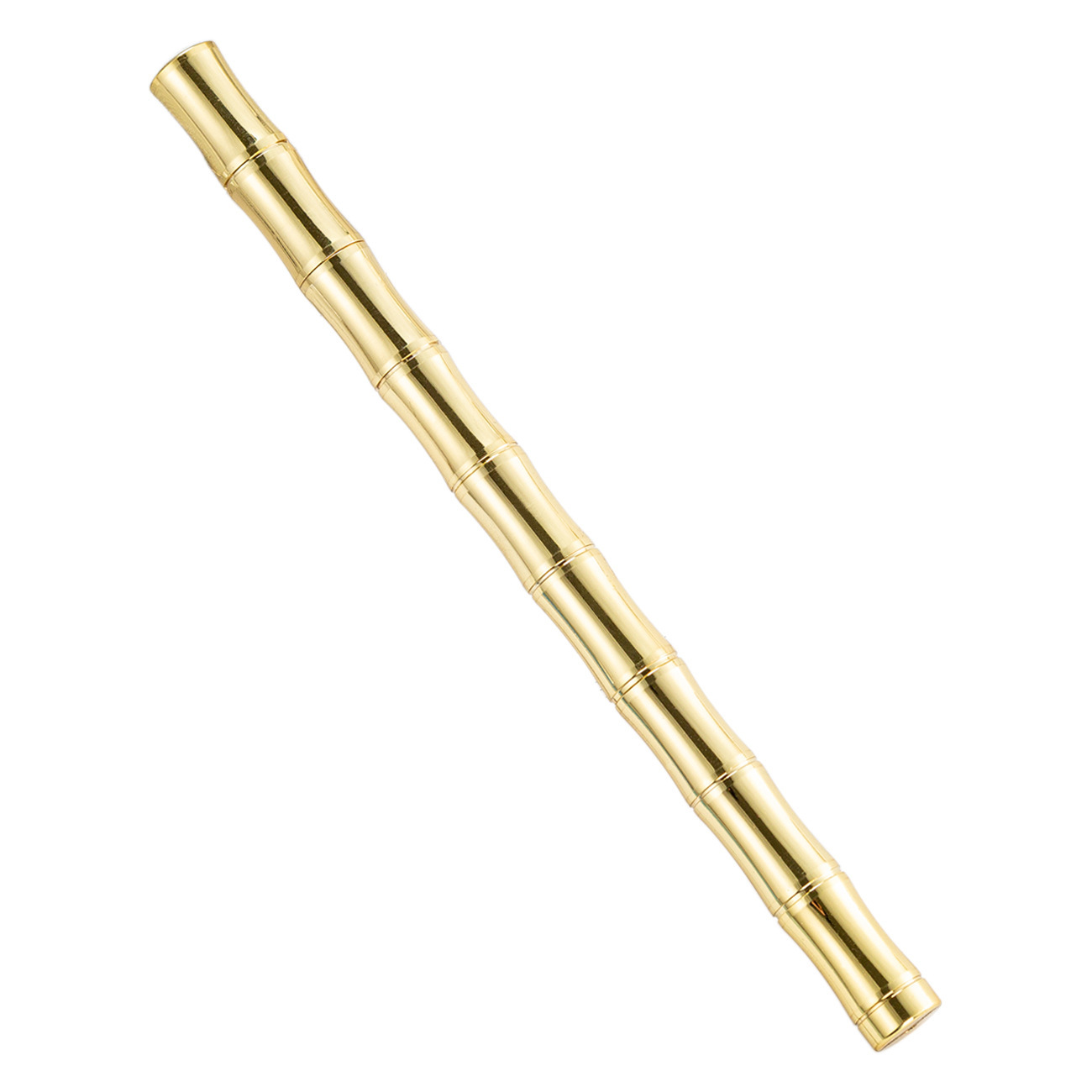 Bolígrafo de latón creativo de bambú bolígrafo de oficina bolígrafo de regalo bolígrafo de grabación logotipo de metal bolígrafo de firma metal al por mayor