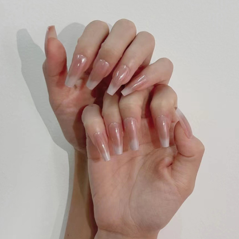 Yi danza de uñas de desgaste largo pegatinas diamante parche de uñas terminado uñas falsas en línea celebridad mismo estilo parche desmontable