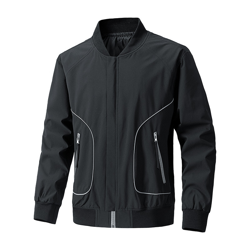 Primavera y otoño chaqueta de estilo coreano ropa de moda chaqueta casual chaqueta de primavera y otoño chaqueta de cuello de béisbol chaqueta de ropa de hombre