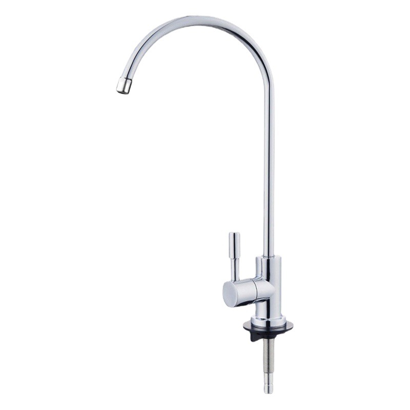 Comercial romachina 3 puntos enchufe rápido grifo curvo grande 3 puntos grifo de agua potable directa hogar purificador de agua de gran flujo grifo de tres horquillas