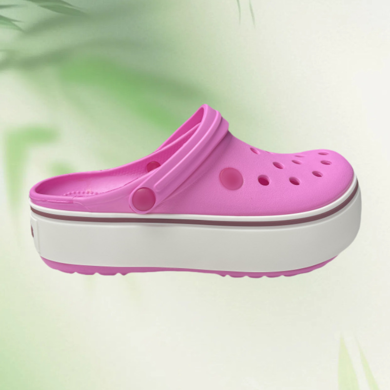 Carobane nuevo arco iris de verano anti-deslizante de fondo suave zapatillas de playa transpirables