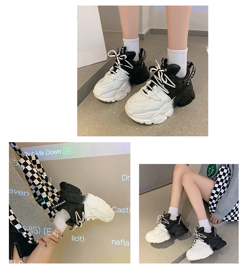 Vrouwen Chunky Sneakers Dikke Bodem Platform Vulcaniseer Schoenen Mode Ademend Casual Running Schoen Voor Vrouw Vrouwelijke