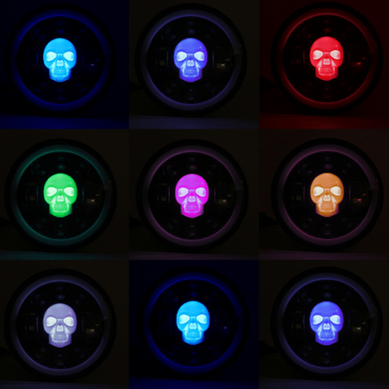 Faros LED para automóviles, accesorios modificados de 7 pulgadas, vehículos todoterreno, nuevas luces de calavera, faros Harley