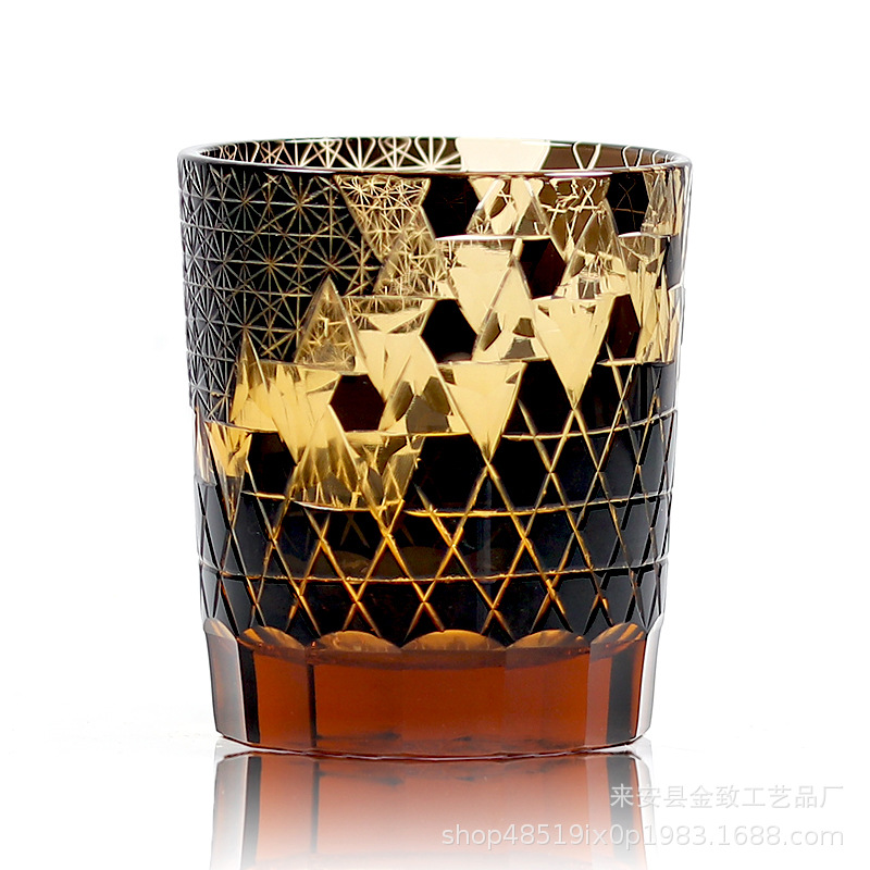 Copa de cristal Edo de estilo japonés, copa de whisky, copa de vino hecha a mano de alta calidad, copa de bar, copa de cerveza, regalo