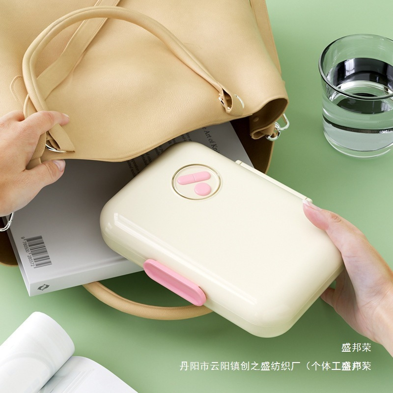 週7日間の薬ディスペンサー、1日3食、旅行用大容量ポータブル薬ディスペンサー、錠剤収納ボックスメーカー|undefined