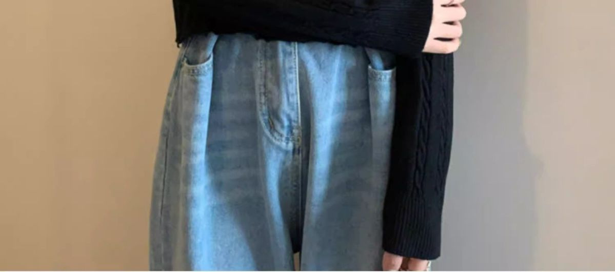 Maglione coreano a maniche lunghe con cerniera e scollo a V a mezza altezza, con fondo corto e piccolo, da donna, autunno_voghion.com