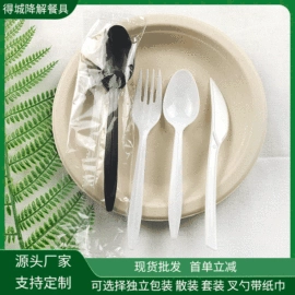 一次性刀叉勺;勺、调羹;可降解餐具