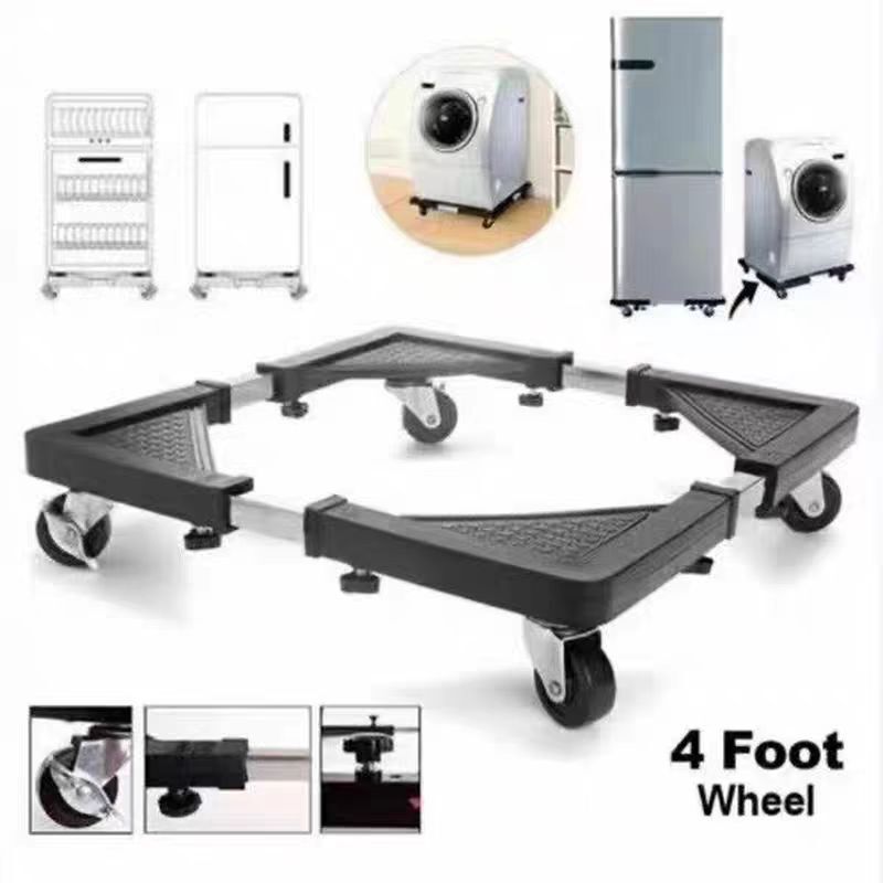 New Retractable and Adjustable Washing Machine Base Bracket Mobile Pulley Universal Wheel Universal Waterproof and Shockproof Plus Elevated Rack New Retractable and Adjustable Washing Machine Base Bracket Mobile Pulley Universal Wheel Universal Waterproof and Shockproof Plus Elevated Rack