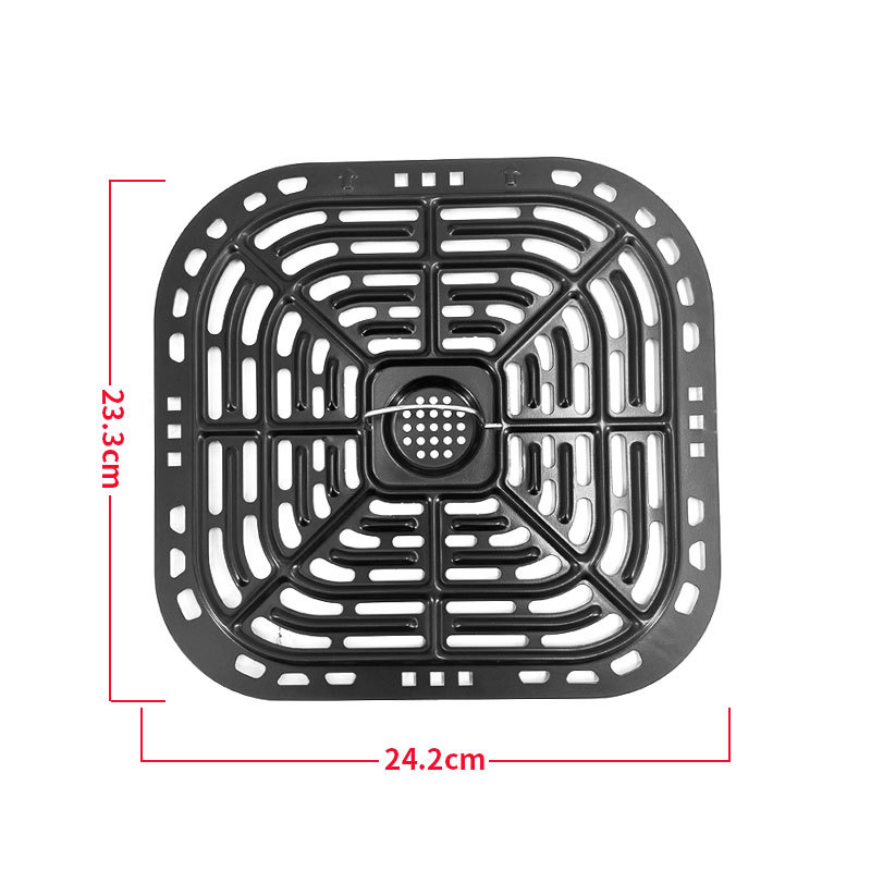 Plato divisor para freidora de aire, plato para freír, plato para cocinar al vapor, rejilla para asar, bandeja para hornear, plato de repuesto Cosori, saludable, bajo en aceite