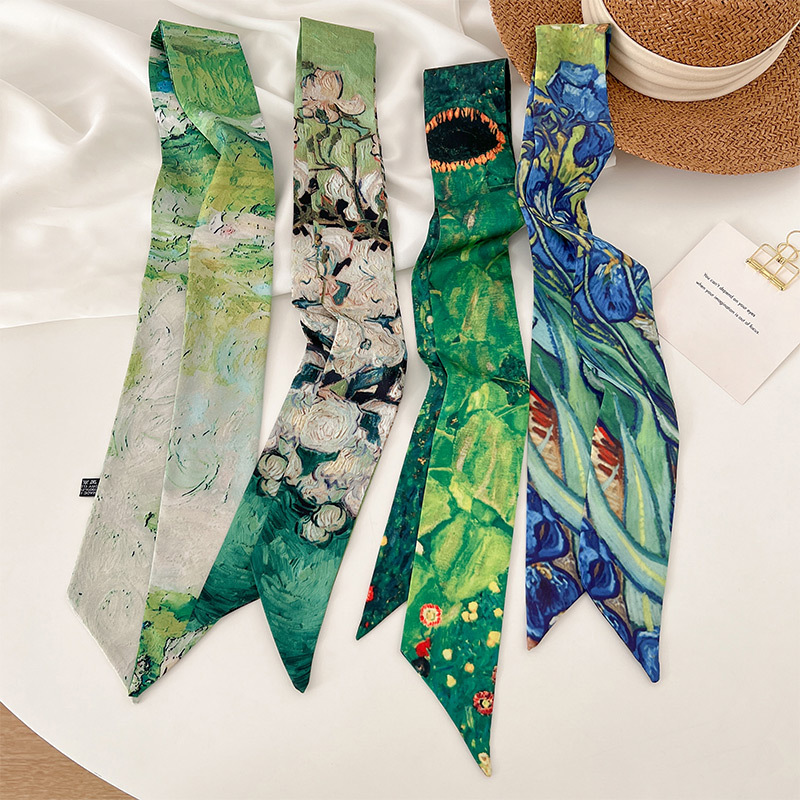 Demon green national wind oil painting series of artistic sense is…