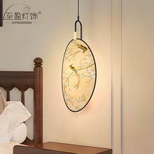 中式国风宋代美学卧室茶室禅意书房会客厅床头玄关灯 复古吊灯