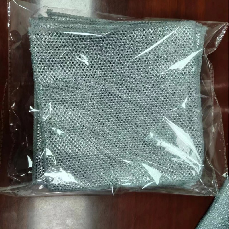 钢丝洗碗布替代钢丝球家用清洁布网格不沾油抹布厨房灶台洗碗洗锅|undefined