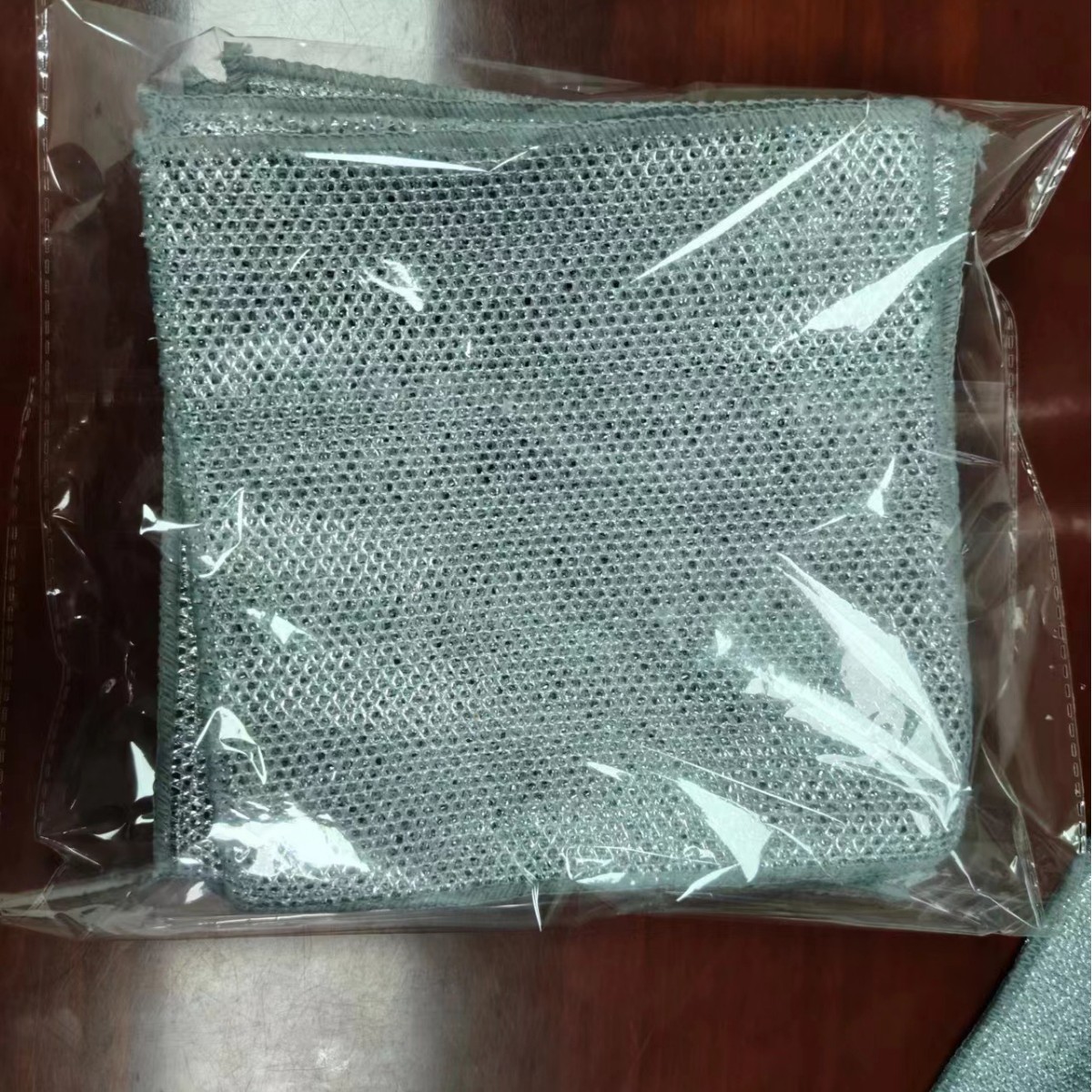 Alambre de acero paño plato reemplazar bola de acero paño de limpieza del hogar malla antiadherente aceite trapo cocina plato olla de lavado