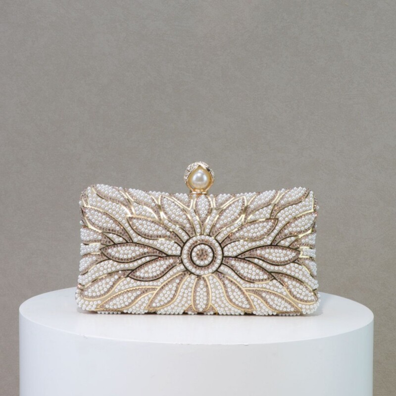 Cross-border best-selling evening bag, pearl evening bag, banquet bag, clutch bag, evening bag, women's handbag, high-end and niche Cross-border best-selling evening bag, pearl evening bag, banquet bag, clutch bag, evening bag, women's handbag, high-end and niche