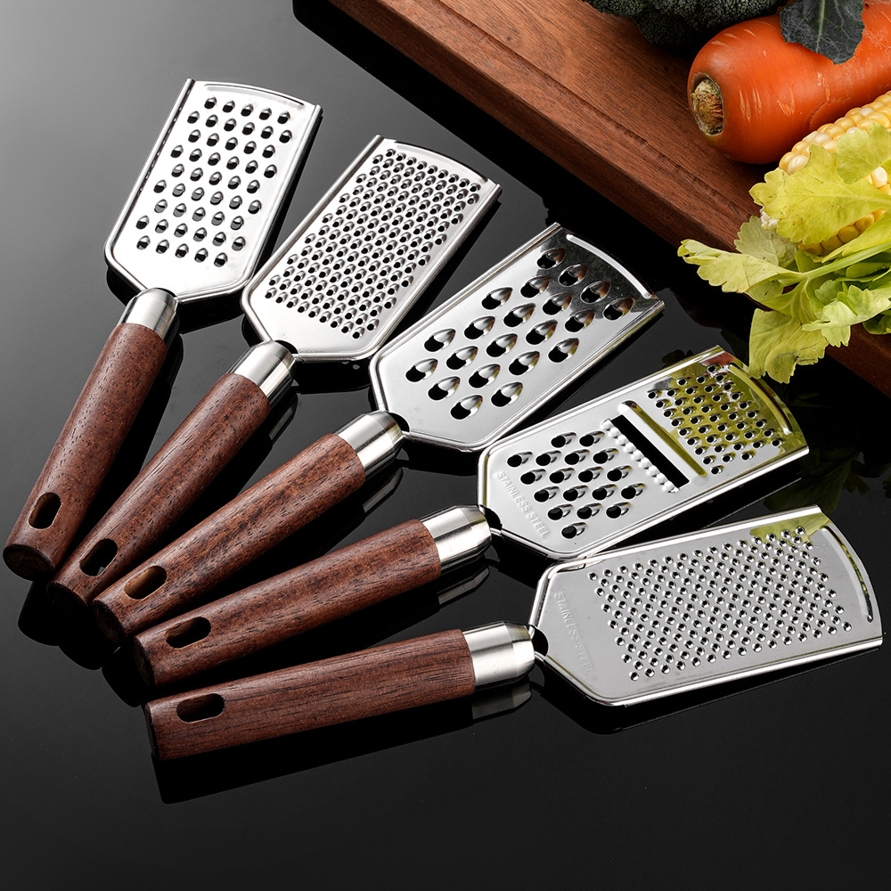 New household stainless steel multi-specification grater, kitchen utensil for slicing and shredding vegetables and radishes