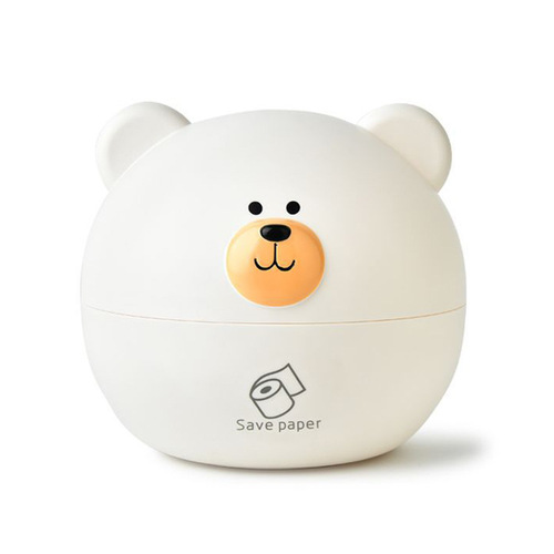 Nordic Cartoon Bear Tissue Box Multifunctional Paper Tissue Storage Box Living Room Creative Coffee Table Desktop Tissue Box