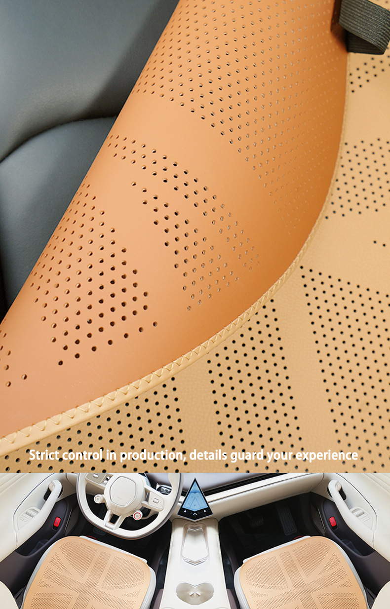 Factory Direct Sales Summer Car Seat Cushion, Universal for All Seasons, High-End Feel, Ventilated and Breathable Seat Cover, Single Piece, Summer