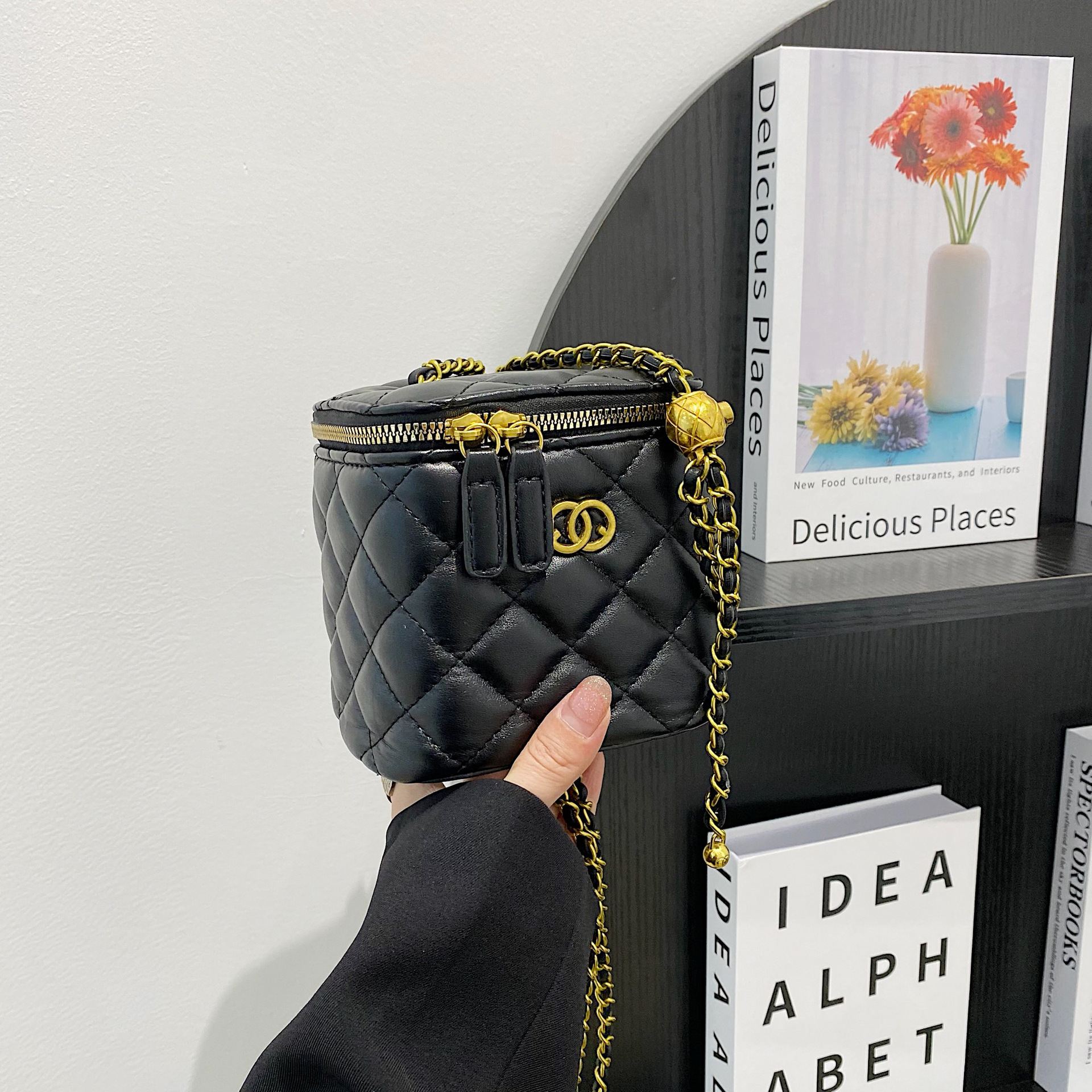 Mini Coin Purse for Women 2026 New Style Chanel-Style Quilted Chain Box Bag Small Square Bag Trendy Shoulder Crossbody Bag