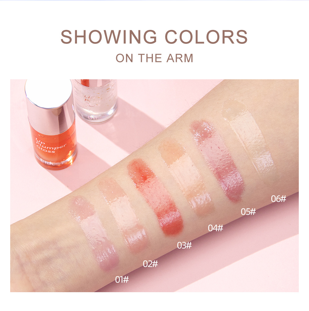 Carina QIBEST – miroir Transparent à l'huile, verre glacé à l'eau pour fille et hydratant, tasse antiadhésive longue durée, maquillage pour les lèvres au miel_voghion.com