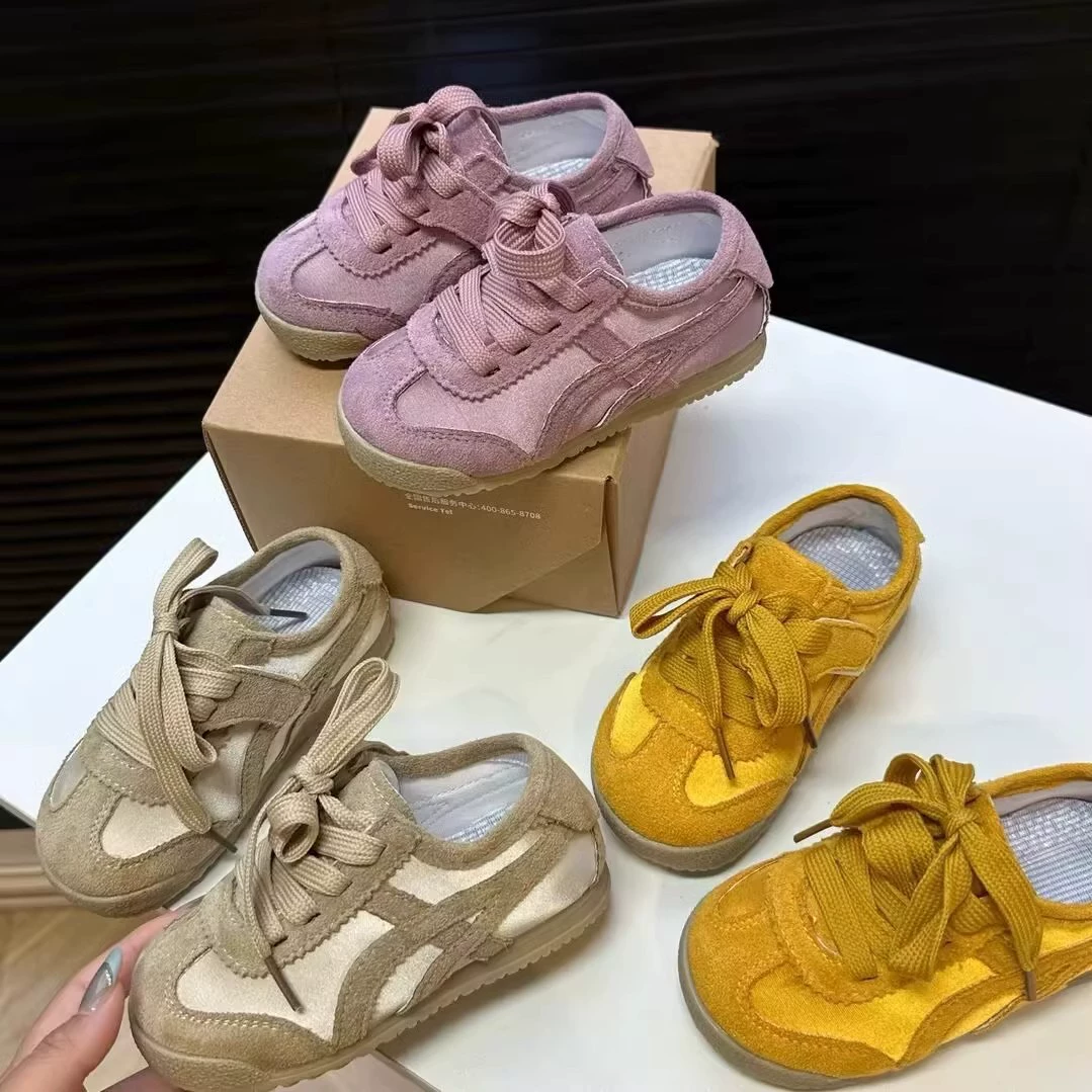 Корейская версия женской обуви не должна быть фиолетовой ранней весной ретро прилив, детская обувь De De Ring Color Age, мужская и женская детская повседневная обувь