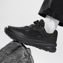 鸟家平替秋冬真皮城市户外运动鞋男防水徒步鞋旋转扣越野跑步鞋